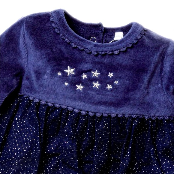 Star Print Cotton 2-Piece Set Size 0-3 Months - Picture 3 of 7